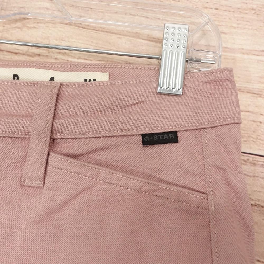 G-Star RAW Pants Womens 29x32 Pink Slim Cargo Twill Tapered Pockets Casual - Picture 3 of 16